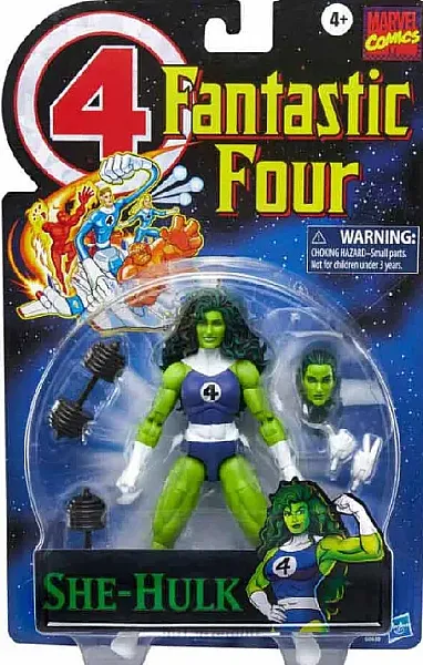 MARVEL LEGENDS FANTASTIC FOUR RETRO ACTION FIGURE SHE-HULK 15 CM